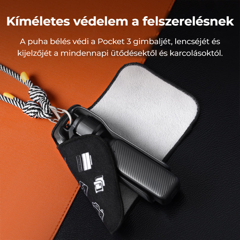 Ulanzi CO70 ochranný obal pro DJI Osmo Pocket 3 (černý) – Šetrná ochrana vaší techniky