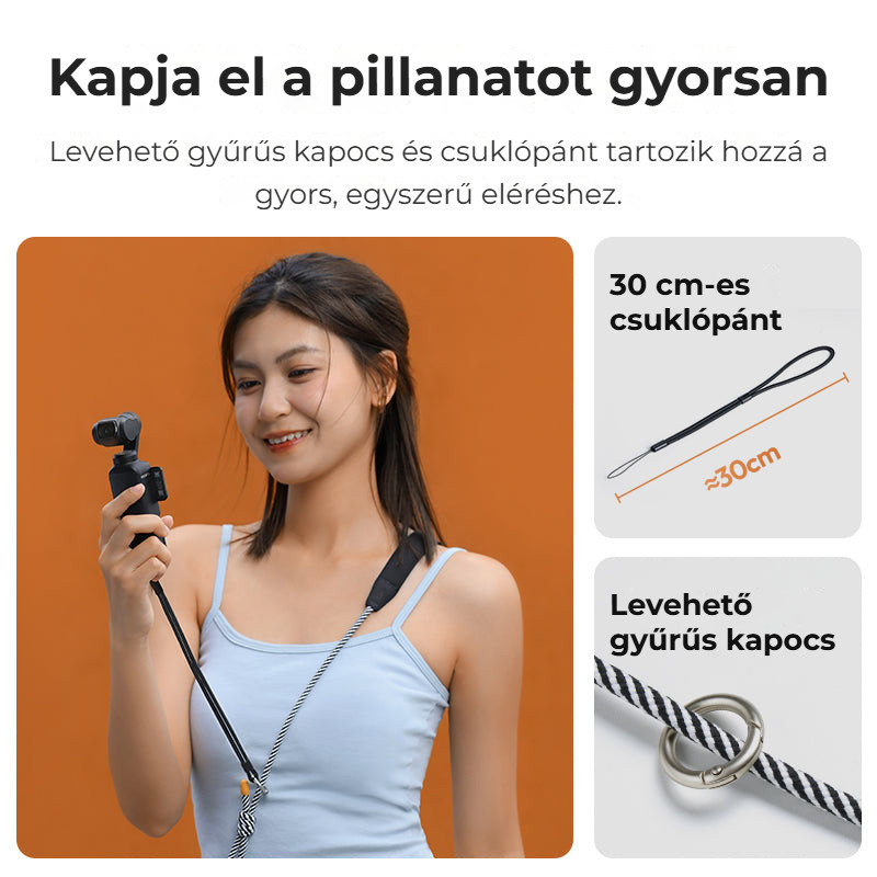 Ulanzi CO70 ochranný obal pro DJI Osmo Pocket 3 (černý) – Rychlý přístup ke kameře