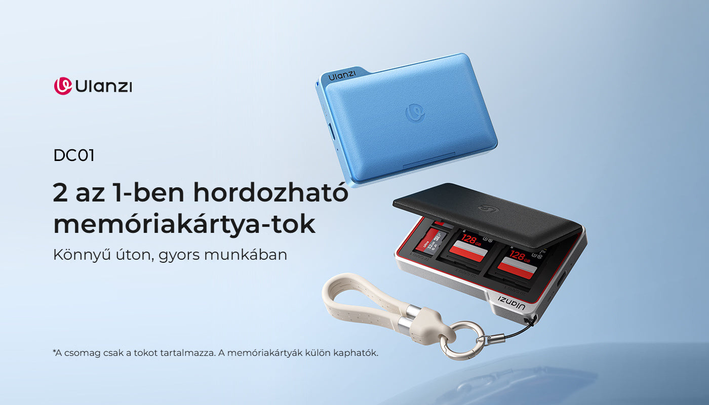 Ulanzi DC01 pouzdro na paměťové karty (modrá)