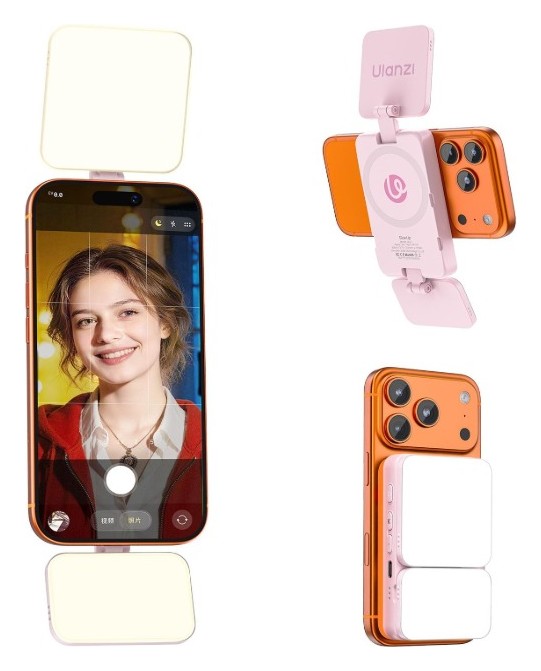 Ulanzi GL01 GlowUp světlo (Sakura Pink)
