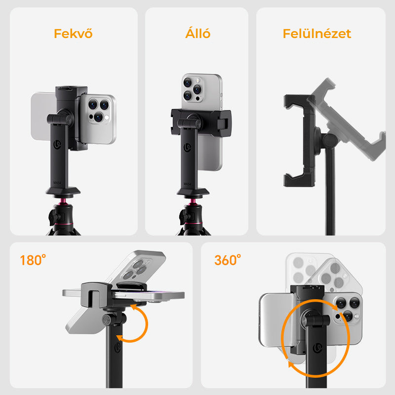 Ulanzi MA54 Uka Phone Holder – Otočení o 360° a náklon o 180°
