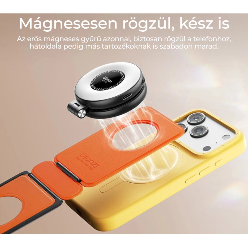 Ulanzi PS01 MagSnap Elephant Grey – Magnetické uchycení bez svorek