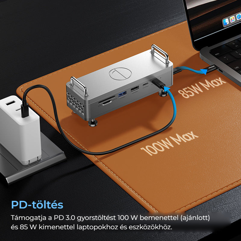 Ulanzi QT03 dokovací stanice – Nabíjení PD 3.0