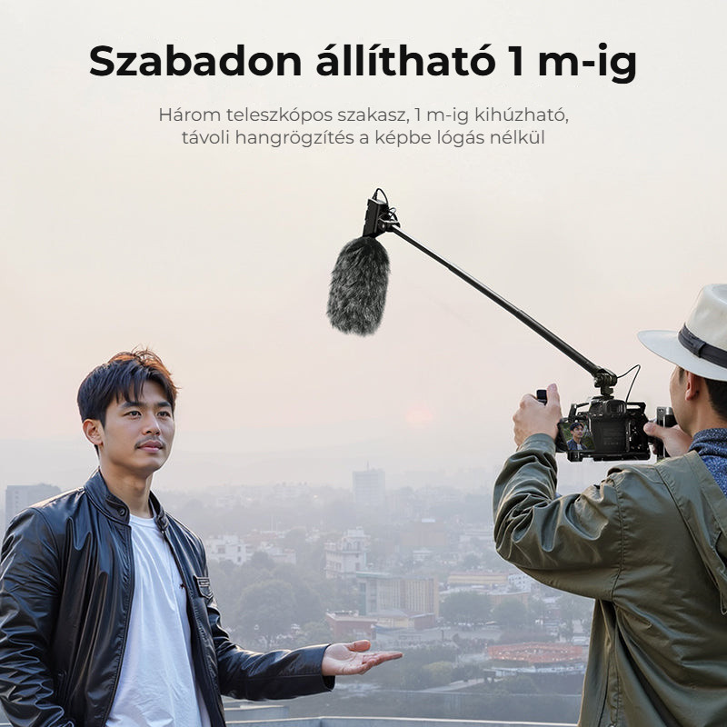 Ulanzi ZJ08 Mic Boom Pole Arm – Délka 43 až 100 cm