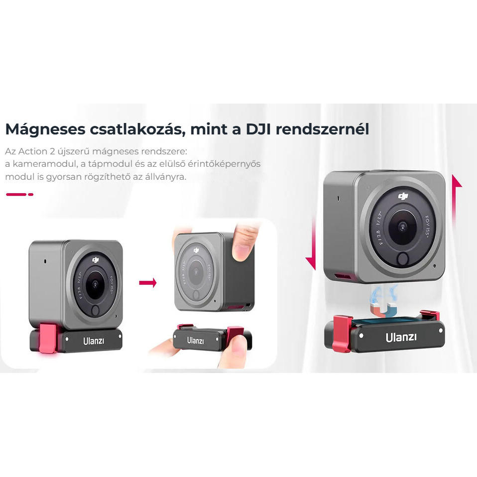 Ulanzi OA-12 – Magnet a dva zajišťovací klipy