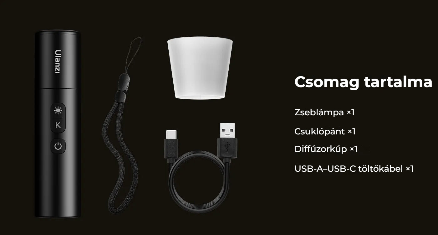 Ulanzi LM07 Videography Flashlight – Obsah balení