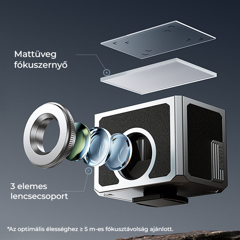 Ulanzi VF01 Waist-Level Viewfinder – Tříčočková optika a matnice
